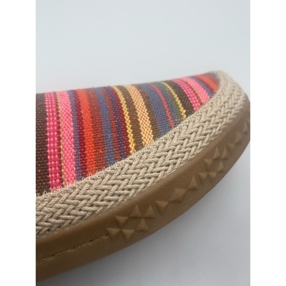 MUK LUKS Bright Stripe‎ Multicolor Stripe Street Brooklyn Highway Clogs - Picture 8 of 11